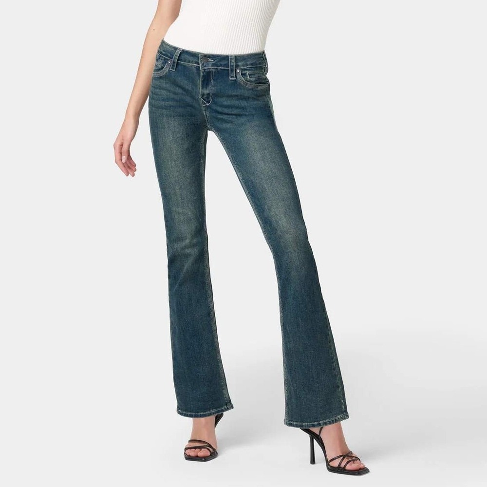 Alloy Apparel Bootcut Jeans Womens 16x37 Blue Tall Low Rise Vintage Inspired
